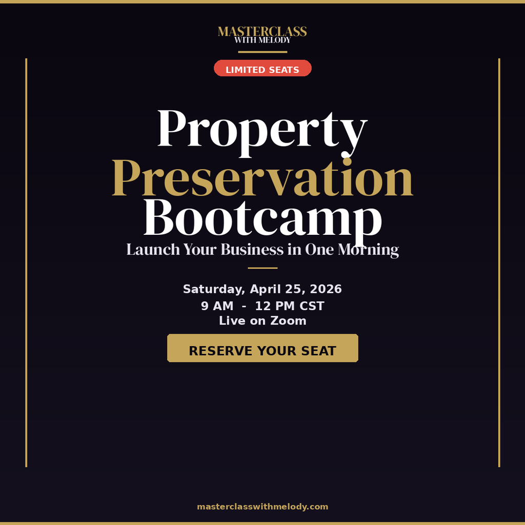 Property Preservation Bootcamp